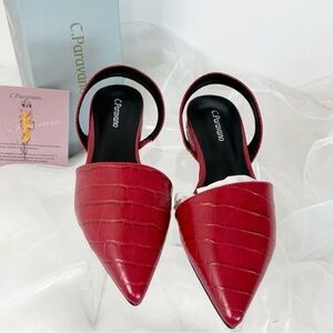 C. Paravano Women's Slingback I Women's Flats I Slingback Flats size 37 us 7